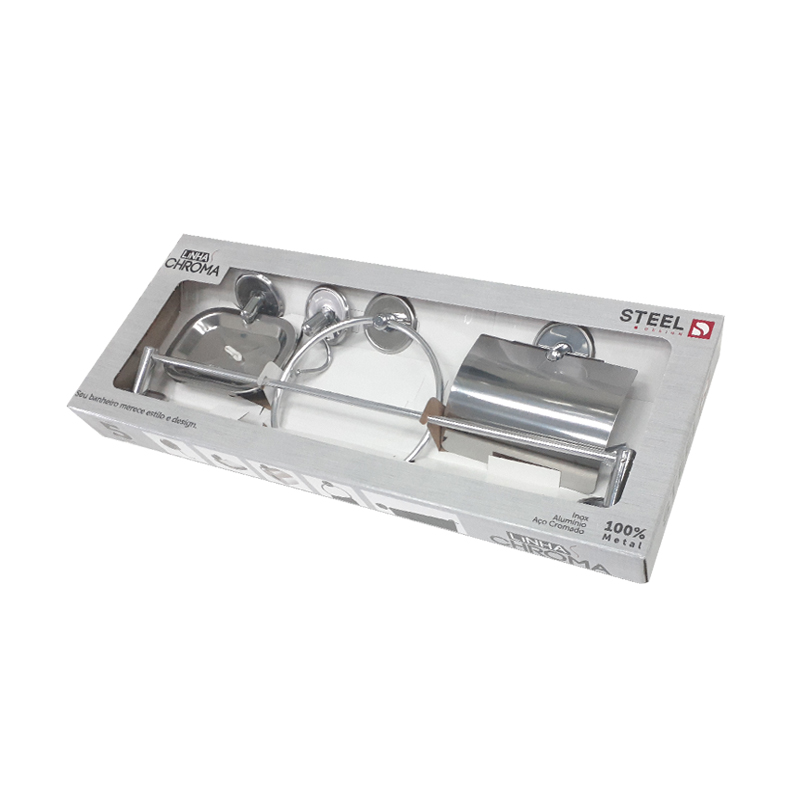 KIT ACESS CHROMA 5 PÇS   STEEL