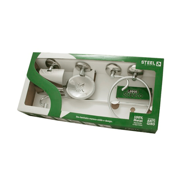 KIT ACESS STEELO 5 PÇS  STEEL