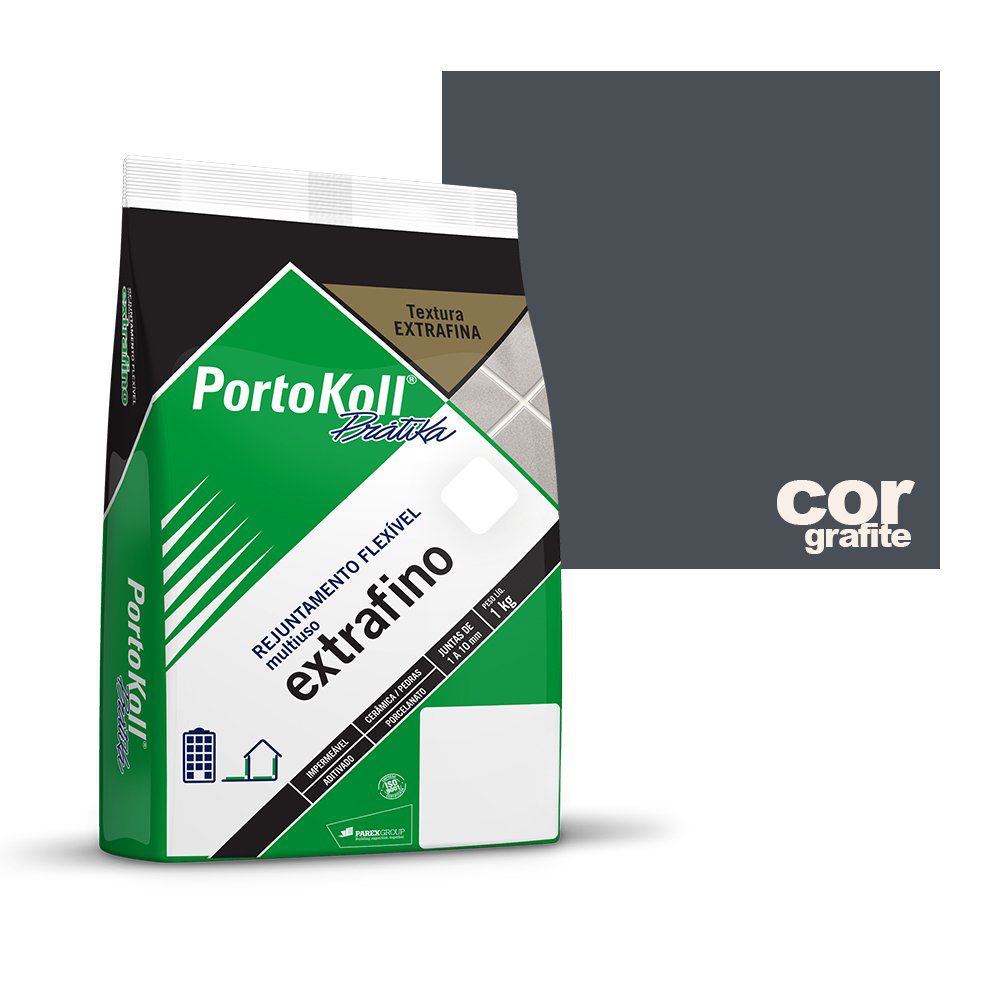 REJUNTE EXTRA FINO GRAFITE  PORTOKOLL