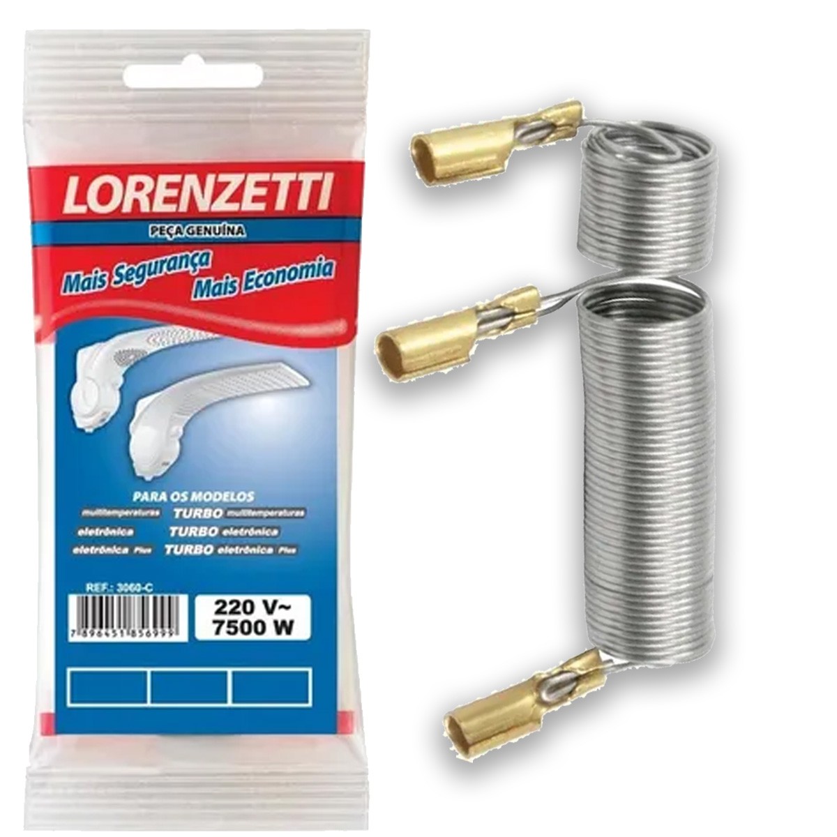 RESISTENCIA REF 3060-C DUO SHOWER (TODAS MENOS FLEX) 220 V 7.500 W